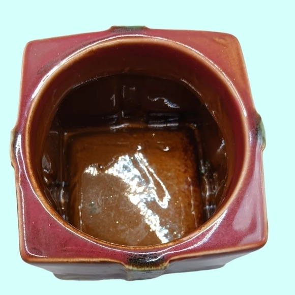 Ceramic canister a wrapped present 3d bow lid - Picture 7 of 10